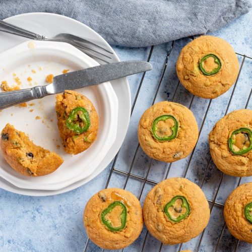 Gluten-Free Jalapeño Cornbread Muffins