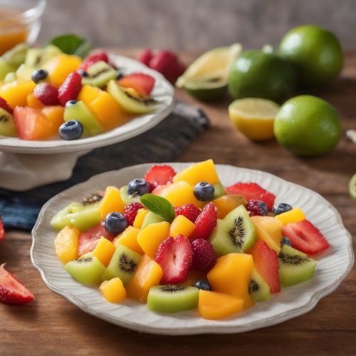 Jamaican Fruit Salad with Lime and Honey