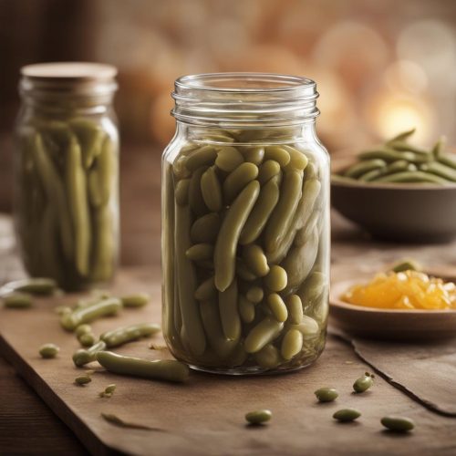 Old fashioned pickled beans