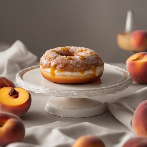 Peach Cobbler Donut