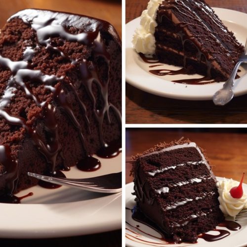 Red Lobster Chocolate Wave Cake