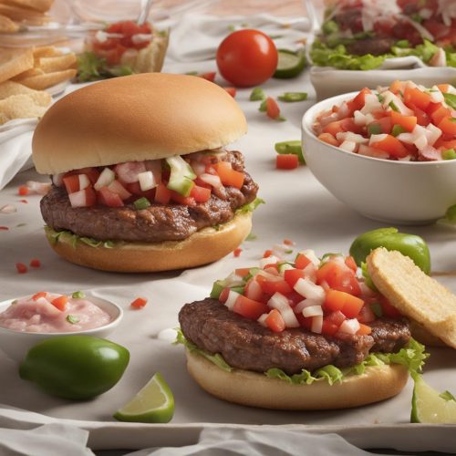 Whataburger Pico De Gallo Burger