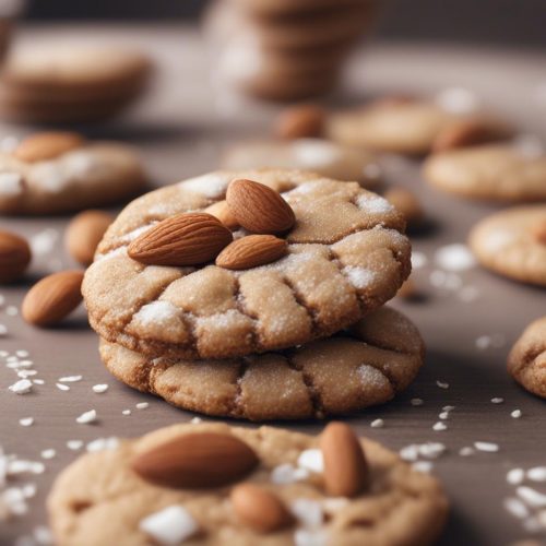 Almond butter sparkle cookies