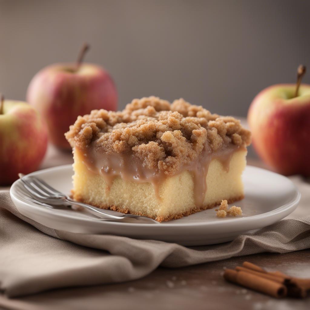 Apple crumb cake - Recipe Tweets