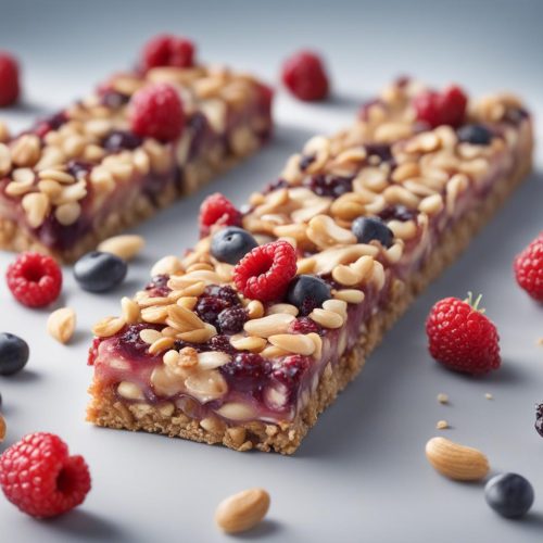 Berry Vanilla Cashew Snack Bars