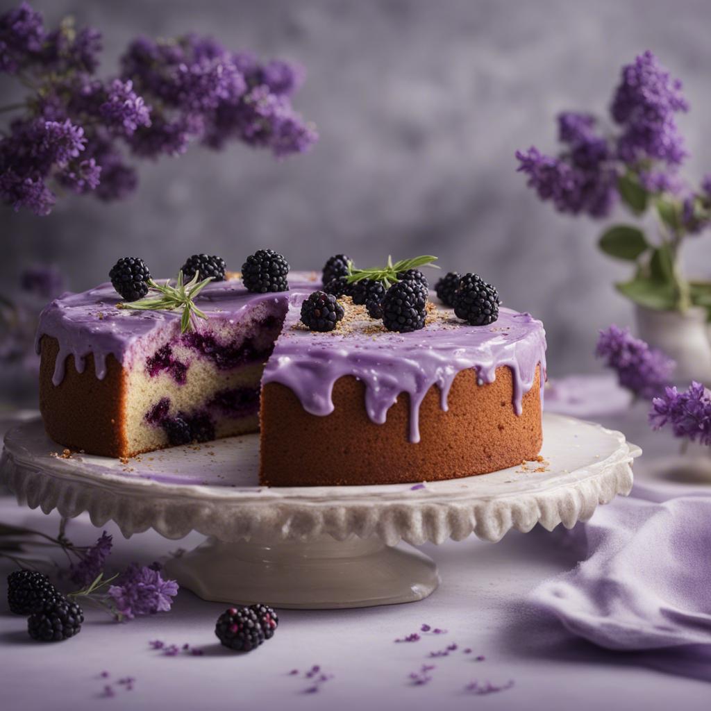 Blackberry Lavender Cake - Recipe Tweets