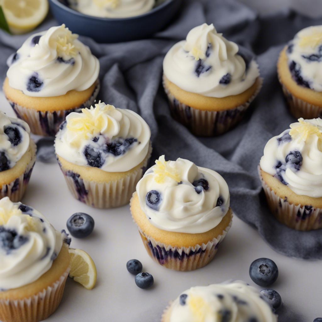 Blueberry Cream Cupcakes Recipe - Recipe Tweets