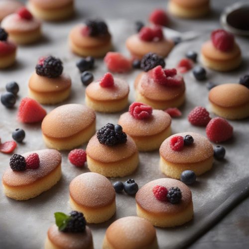 Brown Butter Berry Tea Cakes