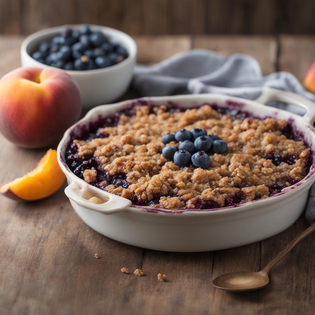 Brown Butter Blueberry Peach Crisp Recipe - Recipe Tweets