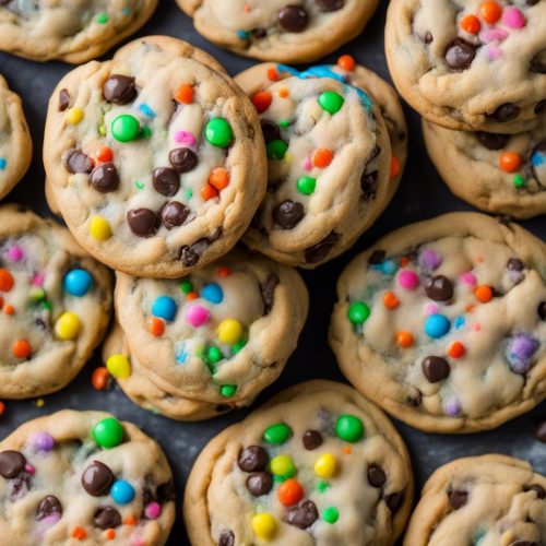 Cake batter chocolate chip cookies