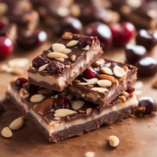 Chocolate Cherry Almond Snack Bars