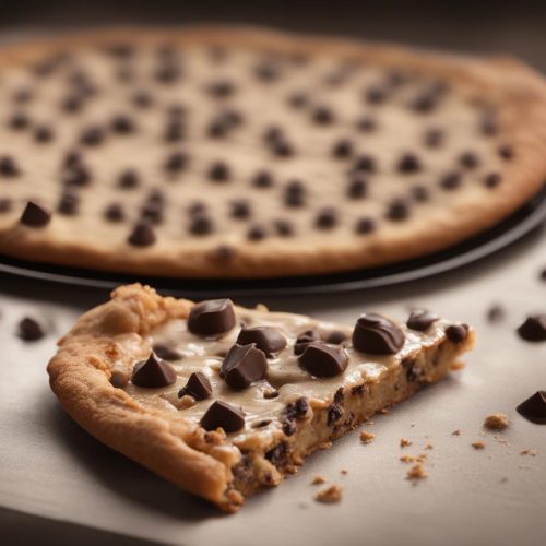 Chocolate Chip Cookie Pizza