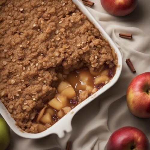 Cinnamon Apple Pear Crisp
