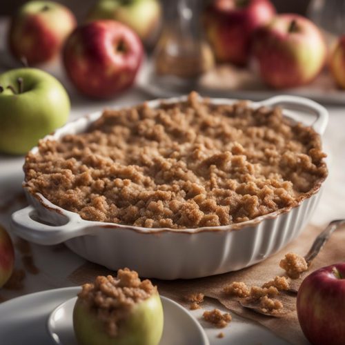 Classic apple crisp