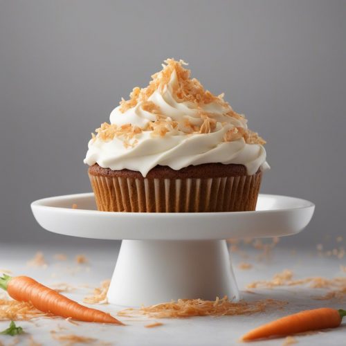 Coconut carrot cake cupcakes