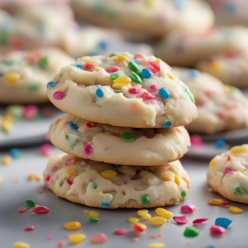 Confetti Cake Batter Cookies