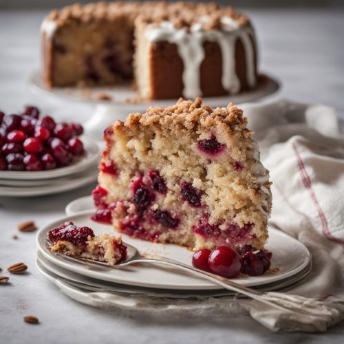 Cranberry Pecan Christmas Cake