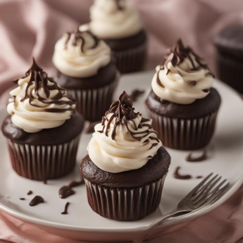 Cream-Filled Chocolate Cupcakes