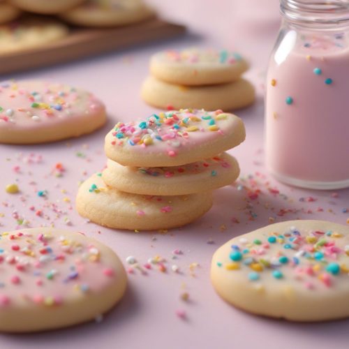 Drop Sugar Cookies with Sprinkles