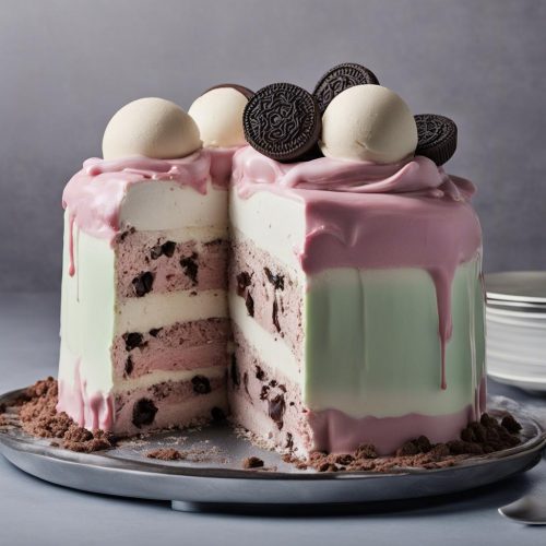 Easy 5 Layer Ice Cream Cake