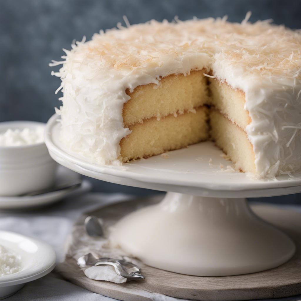 Fluffy &amp; Moist Coconut Cake Recipe - Recipe Tweets