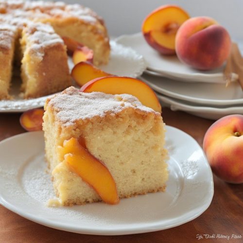 Fresh Peach Cake