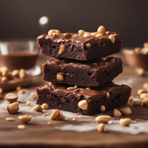 Fudge Brownies with Peanut Butter Chips