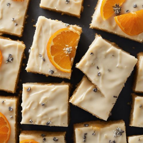 Glazed Orange Poppy Seed Bars