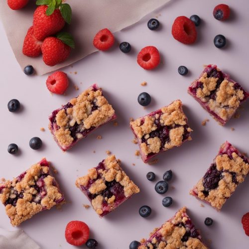 Healthy Berry Streusel Bars