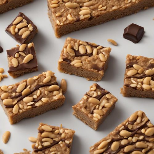 Healthy Peanut Butter Chunk Oatmeal Bars