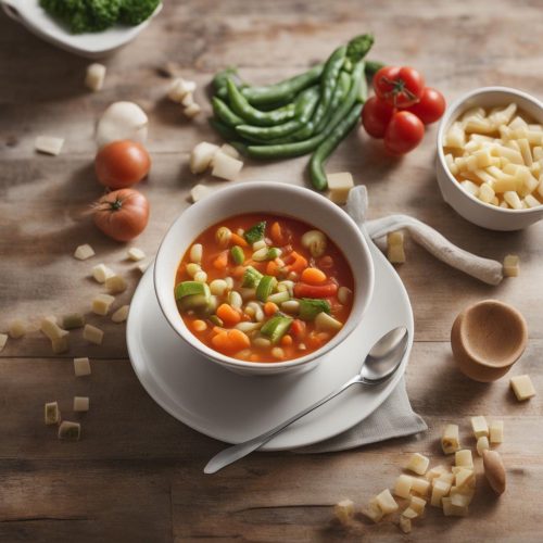 Homemade Alphabet Vegetable Soup