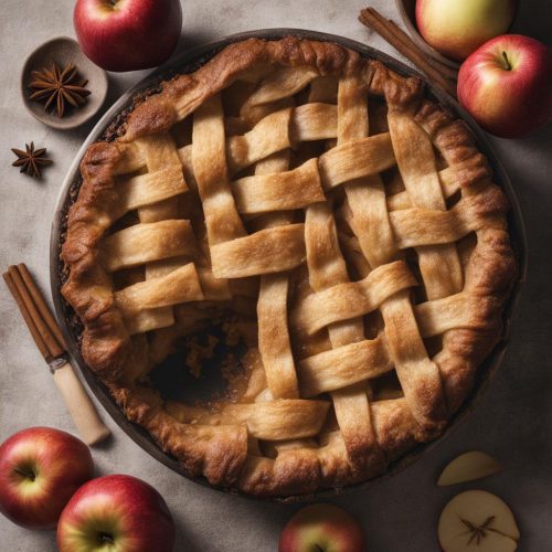 Homemade Apple Pie with Chai Spices