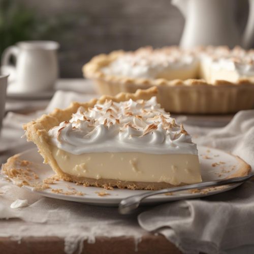 Homemade Coconut Cream Pie