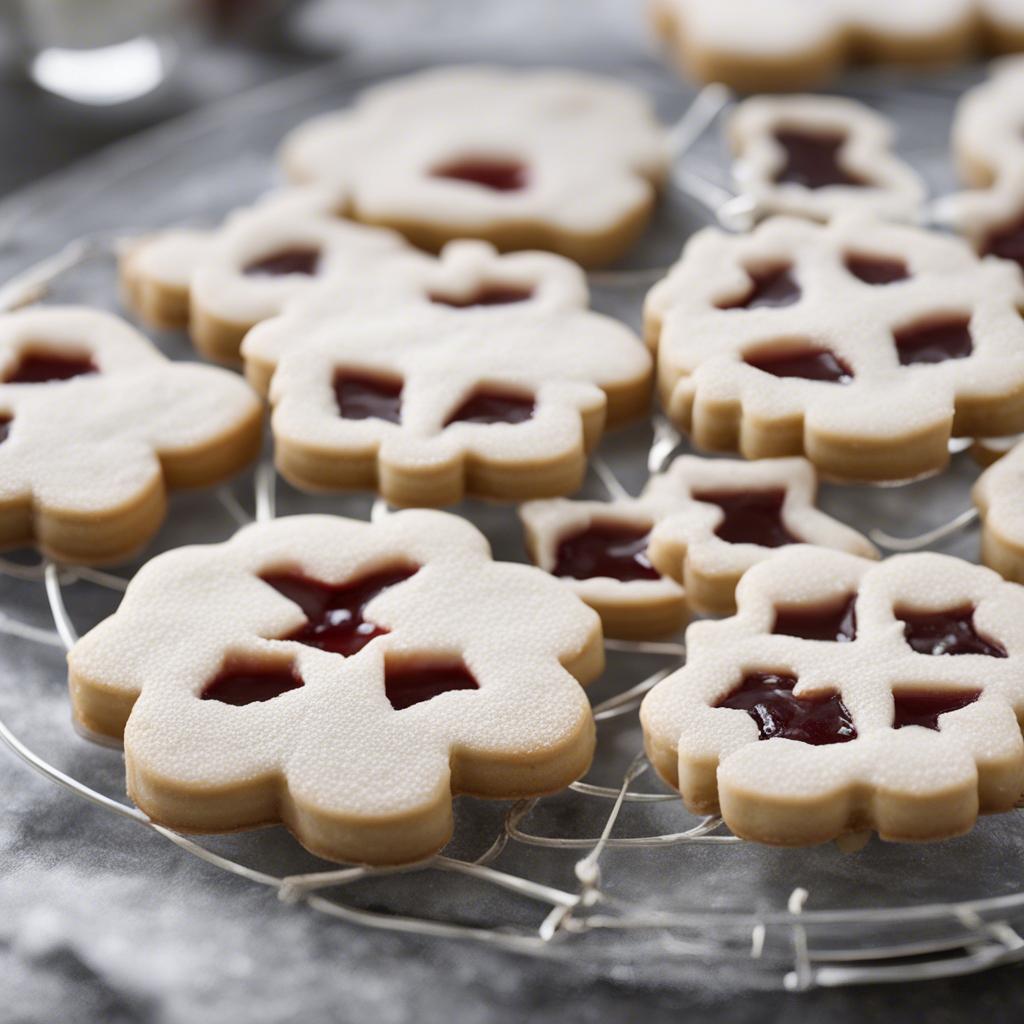 Iced Cherry Almond Linzer Cookies Recipe - Recipe Tweets