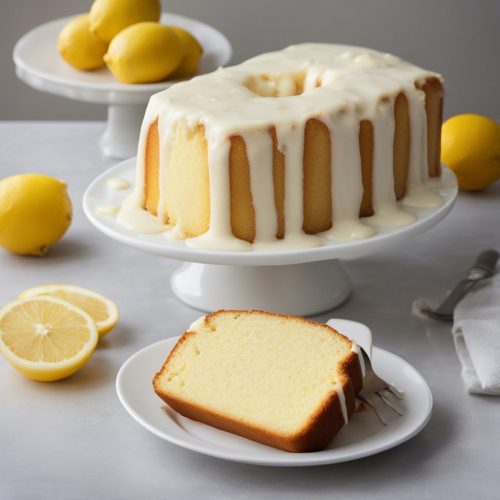 Iced Lemon Pound Cake