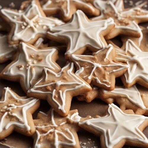 Maple Cinnamon Star Cookies