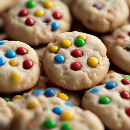 Mini M&M Cookies