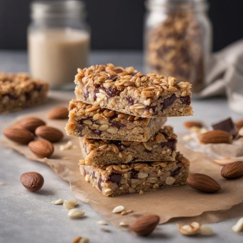 No-Bake chewy coconut granola bars