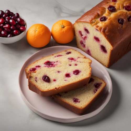 Orange Glazed Cranberry Bread