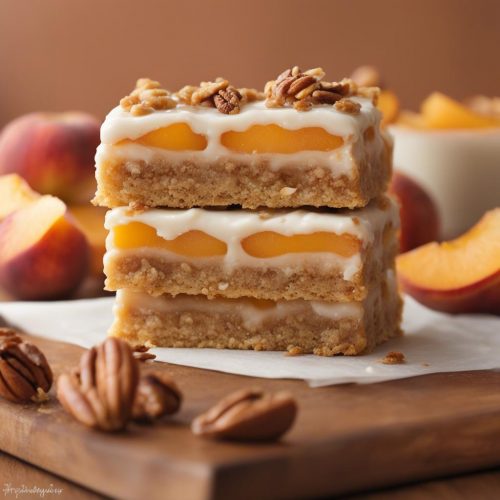 Peaches and cream bars