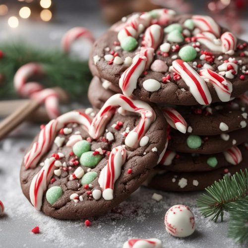 Peppermint Bark Cookies