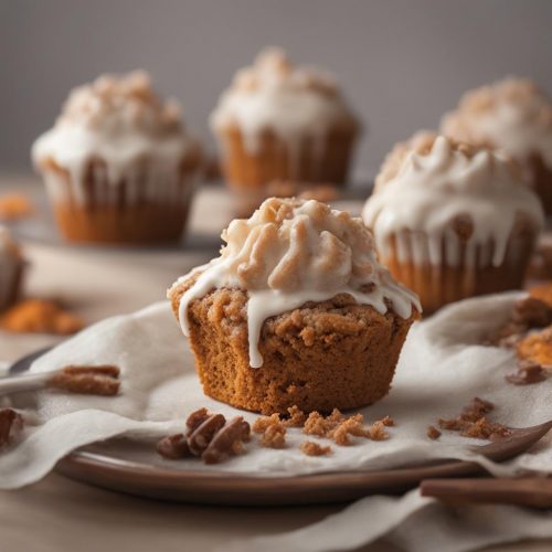 Pumpkin Crumb Cake Muffins