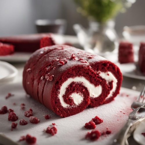 Red Velvet Cake Roll