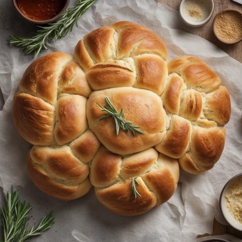 Rosemary Garlic Pull Apart Bread