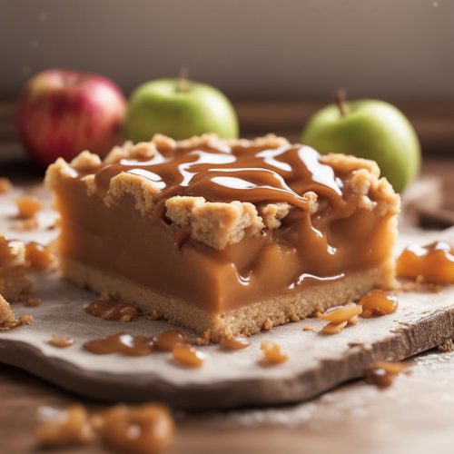 Salted Caramel Apple Pie Bars
