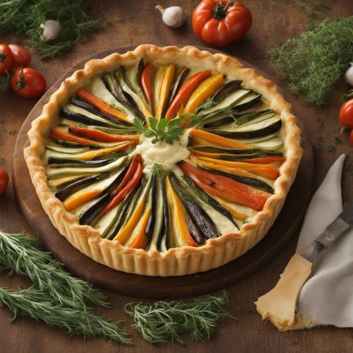 Savory Vegetable Cheese Tart