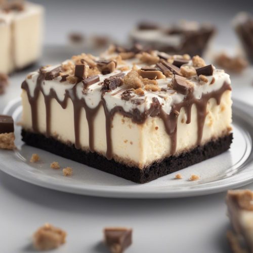 Snickers Cheesecake Bars
