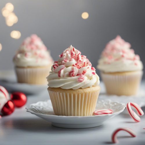 White Chocolate Peppermint Cupcakes