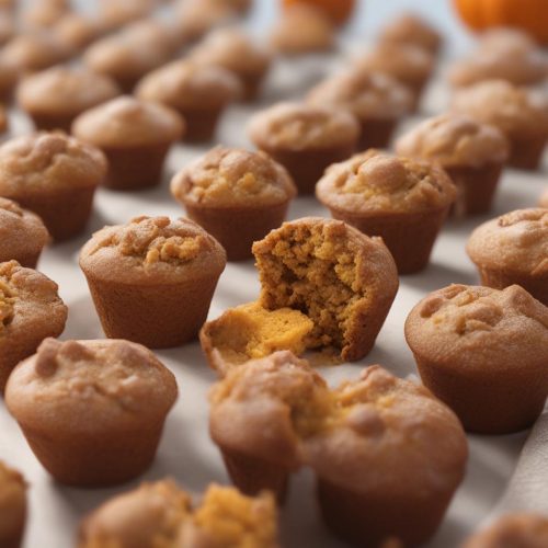 Whole Wheat Mini Pumpkin Muffins